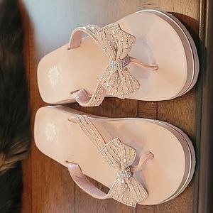 Yellow Box flip flops